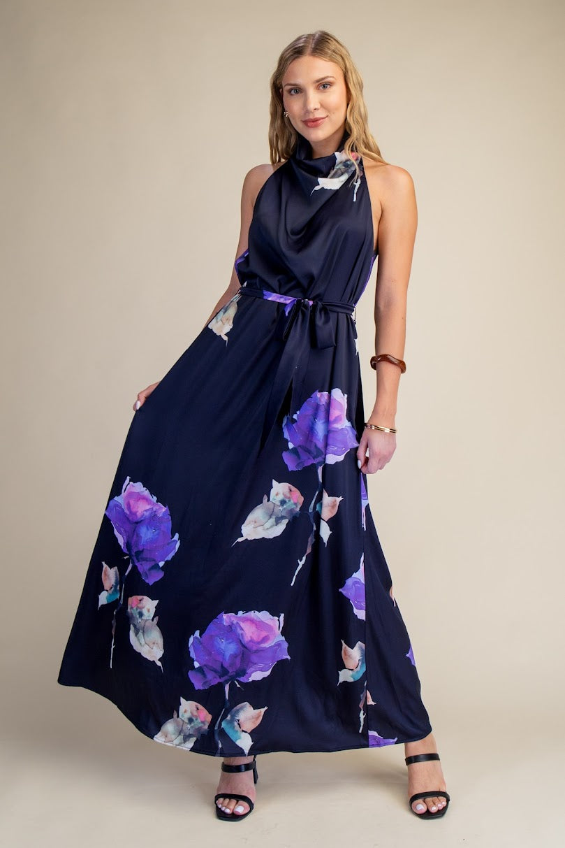 Armani Maxi Dress - Navy