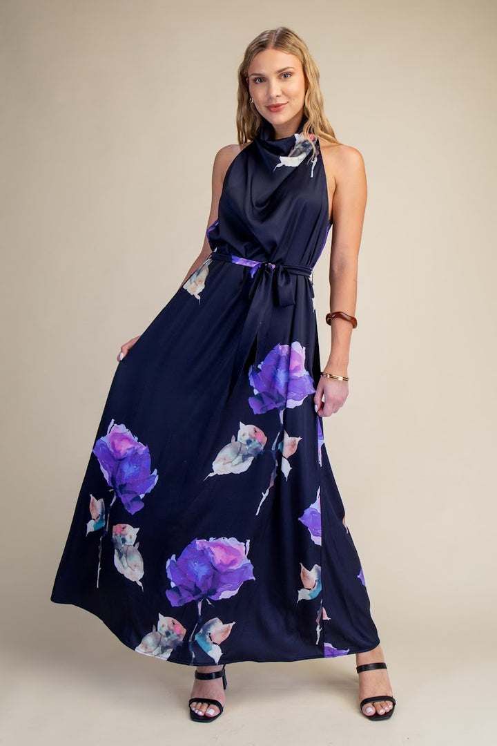 Armani Maxi Dress - Navy