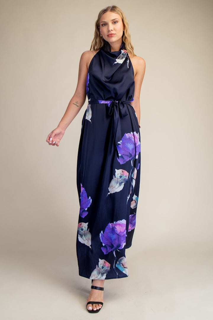 Armani Maxi Dress - Navy