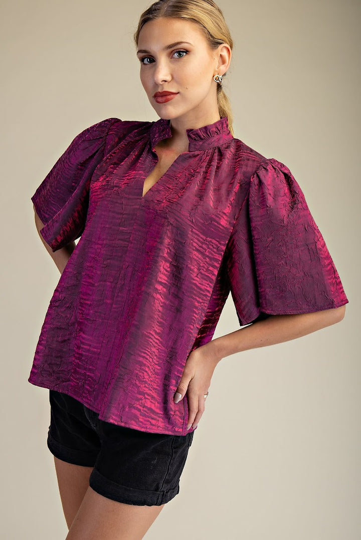 Serina Top - Plum