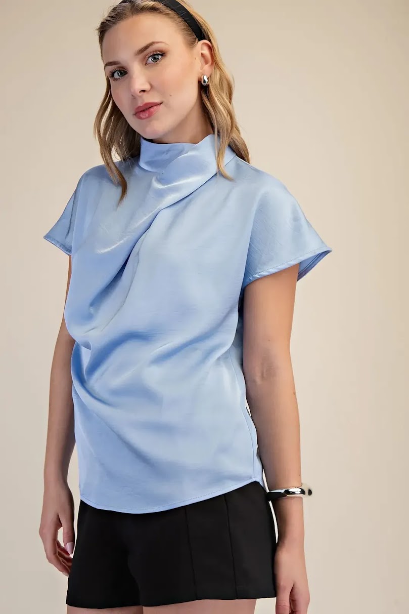 The Marie Top - Blue