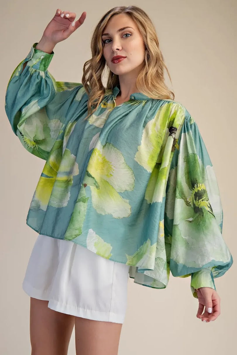Mila Blouse - Sage