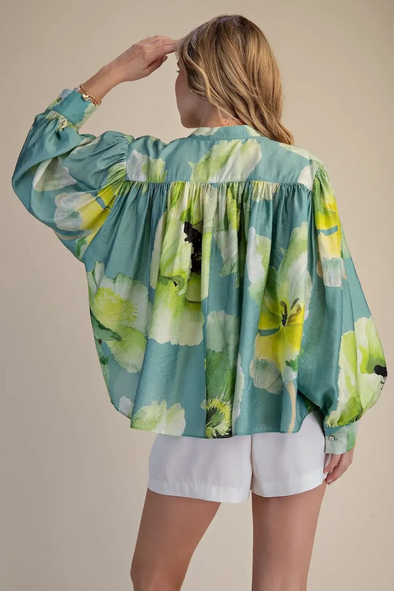 Mila Blouse - Sage