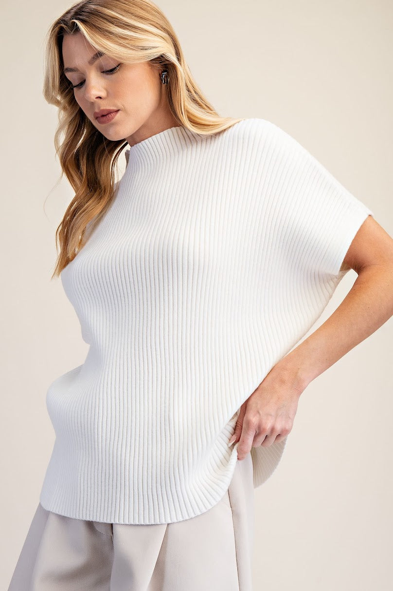 My Soft & Cozy Sweater - White