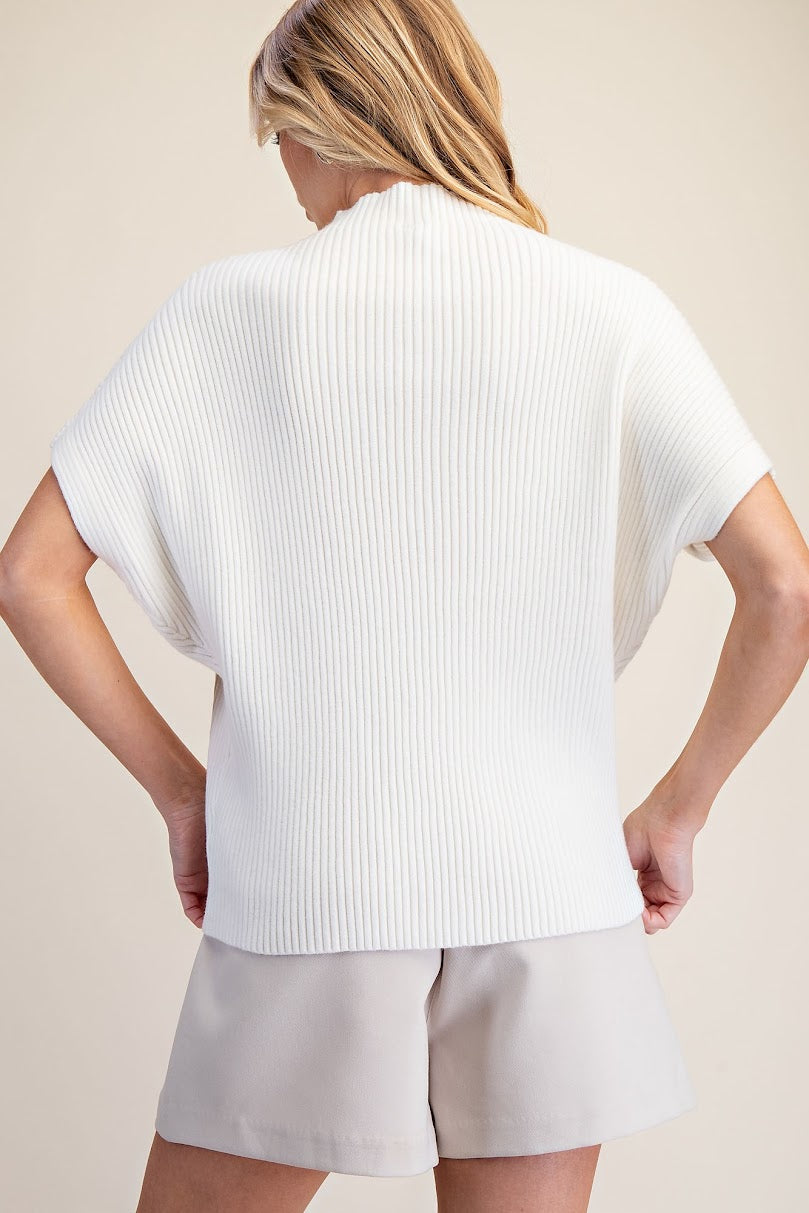 My Soft & Cozy Sweater - White