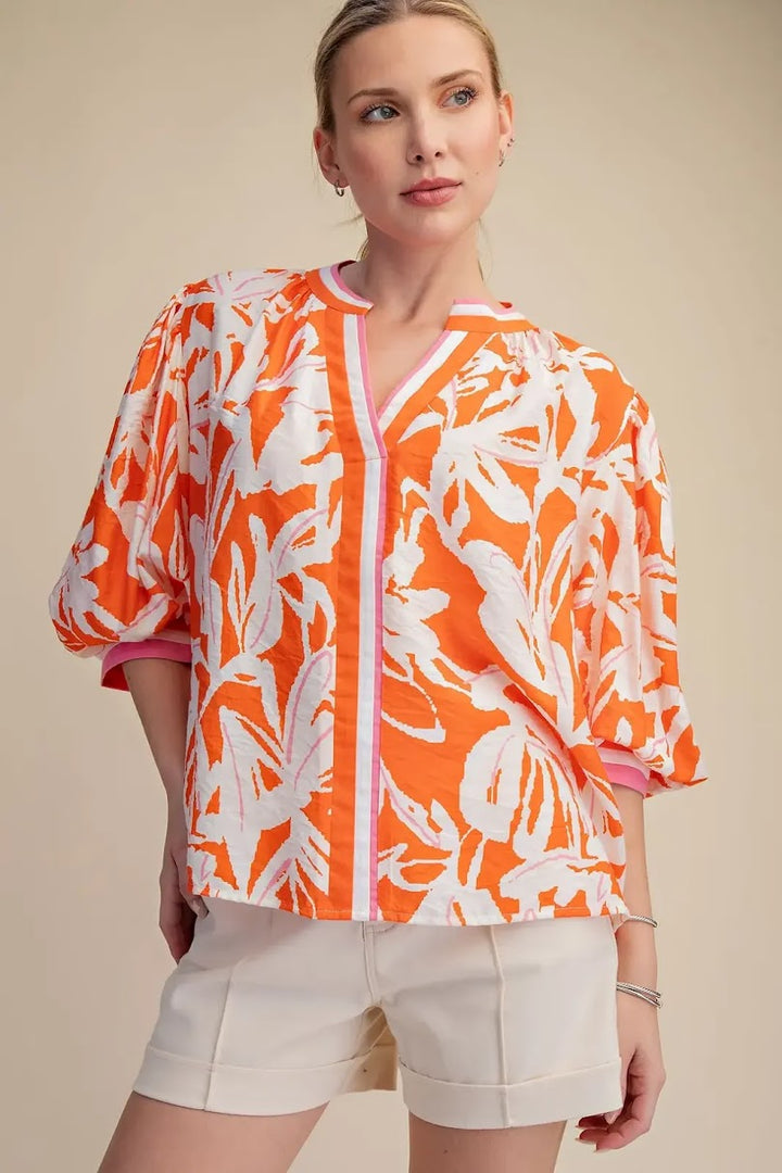 Vacation Ready Top - Tangerine