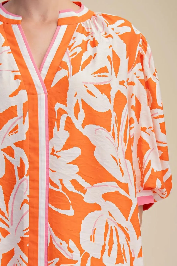 Vacation Ready Top - Tangerine