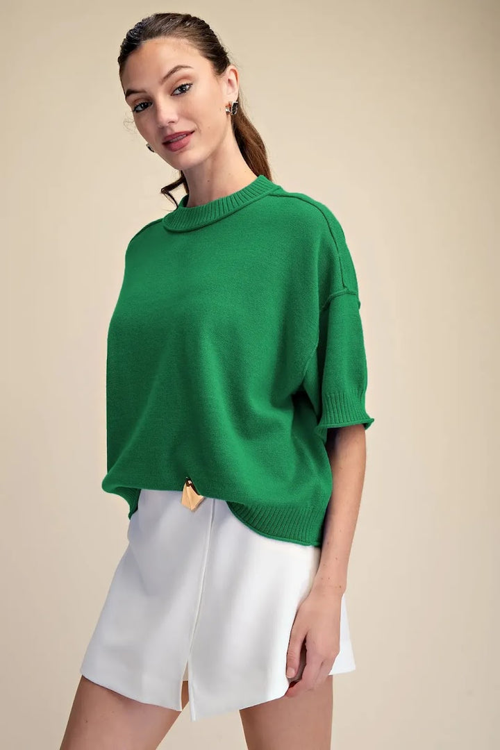 My Relaxed Sweater - Kelly Green
