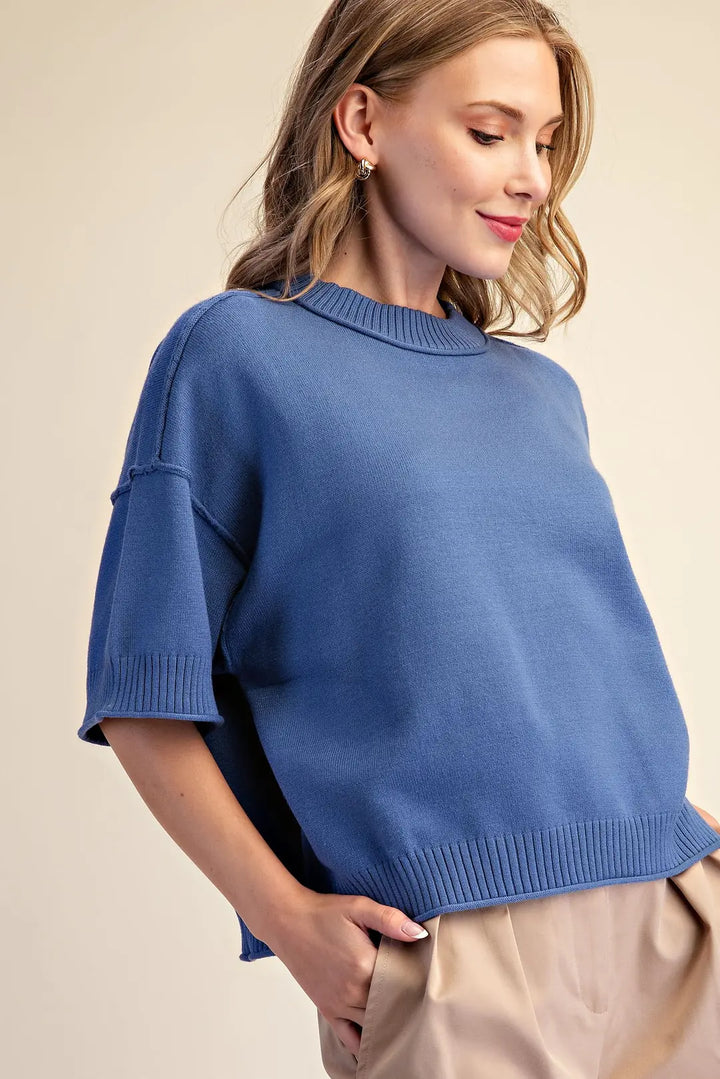 My Relaxed Sweater - Slate