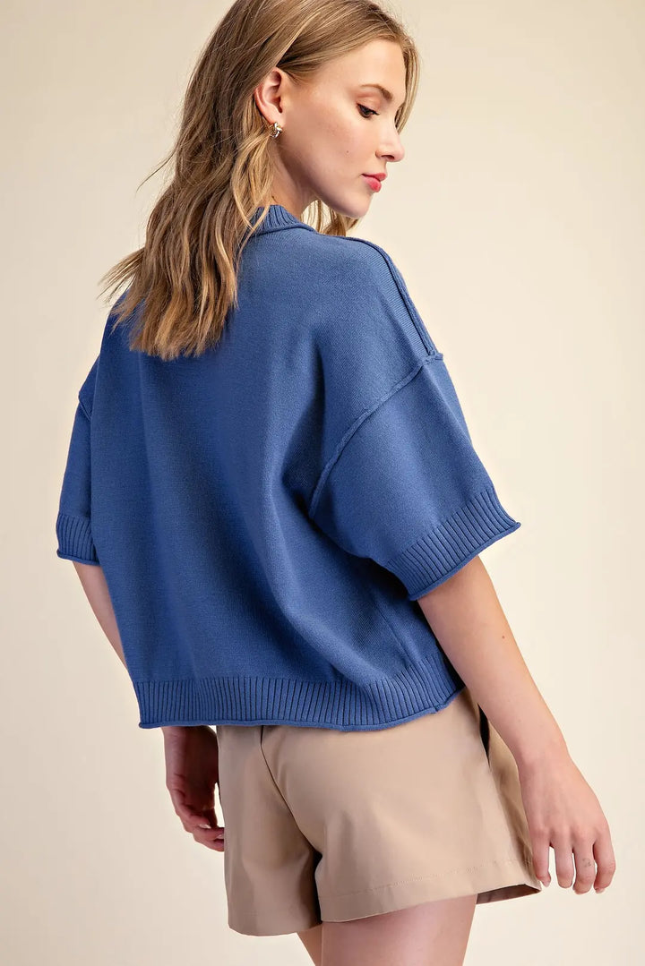 My Relaxed Sweater - Slate