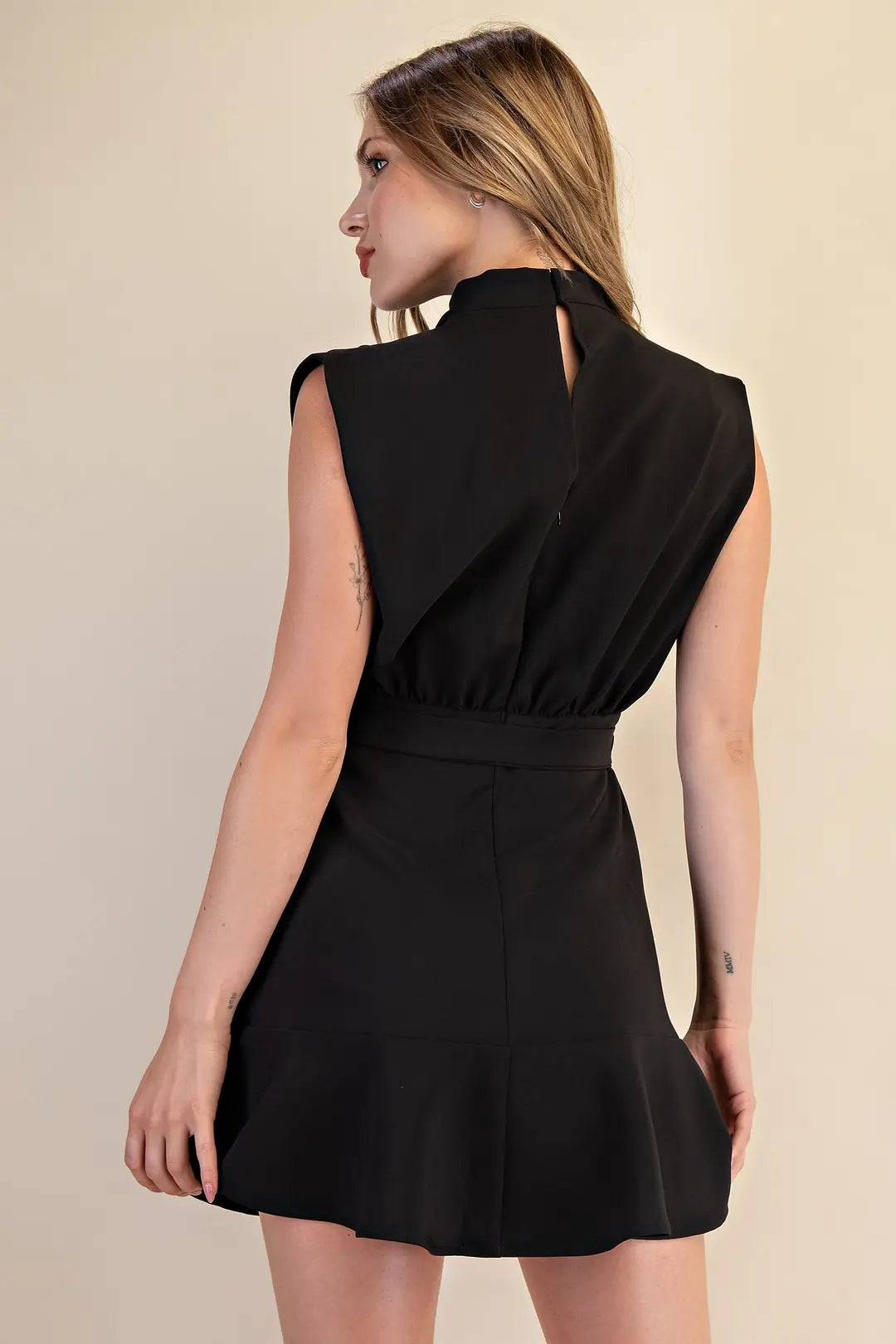 Sweet Yet Simple Dress - Black