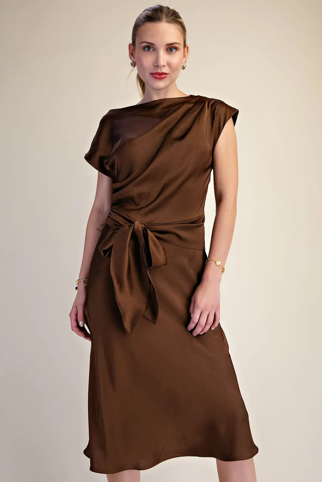 Ready For Anything Dress - Brown