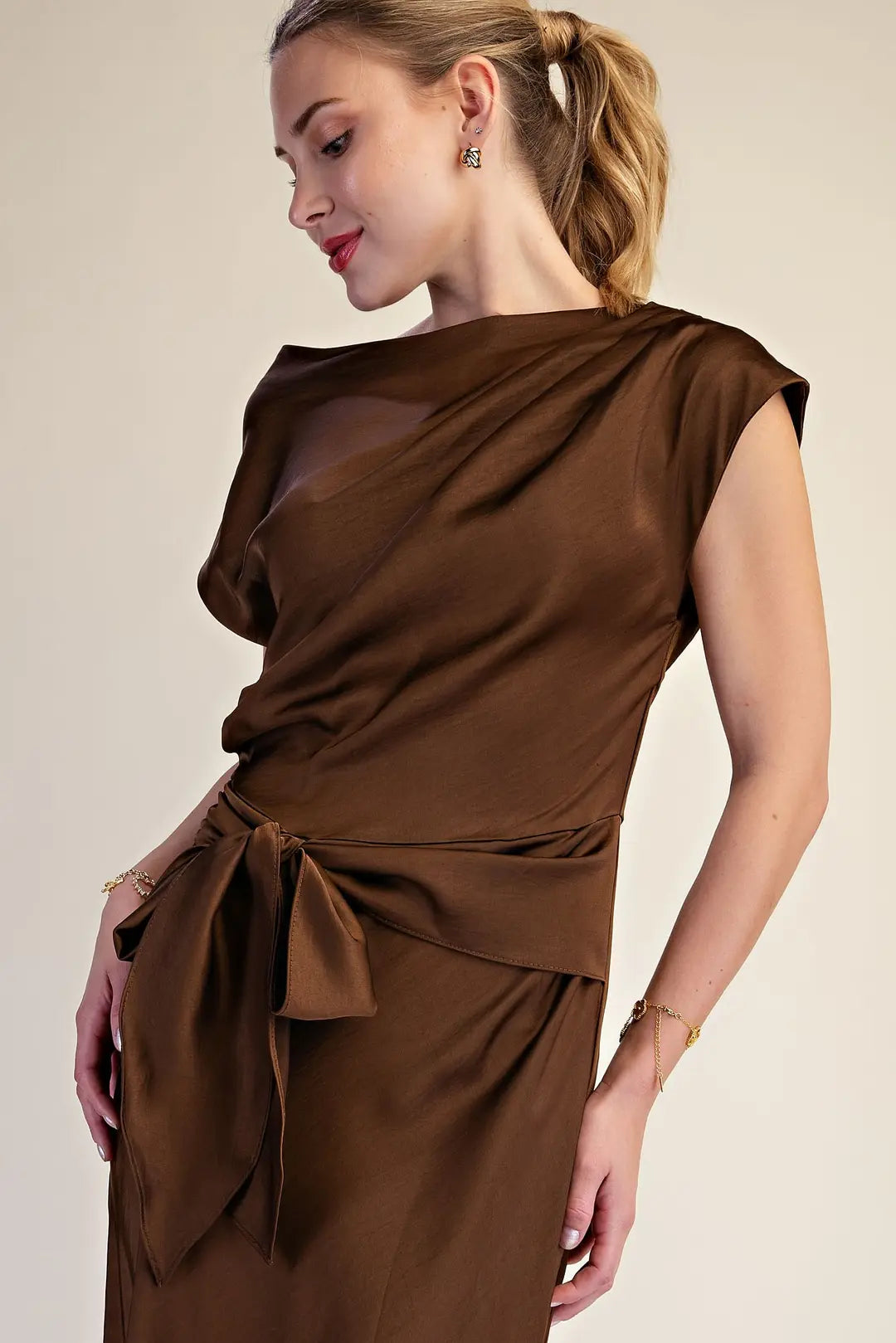 Ready For Anything Dress - Brown