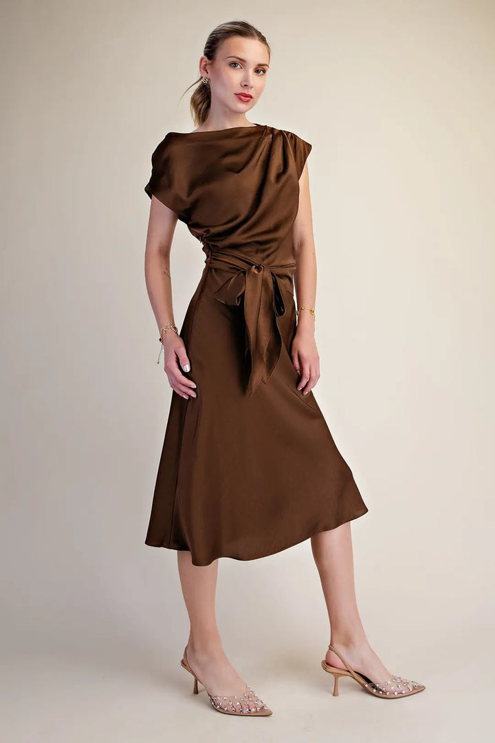 Ready For Anything Dress - Brown