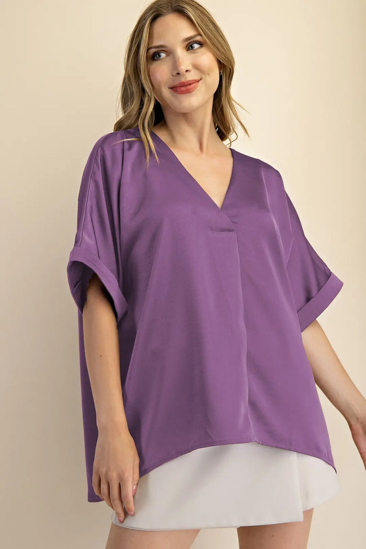 Everyday Blouse - Purple