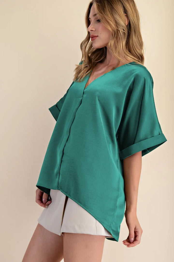 Everyday Blouse - Teal