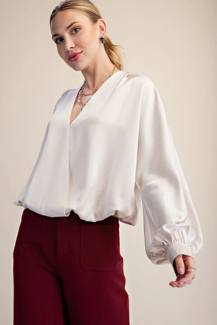 Day To Night Blouse - Cream