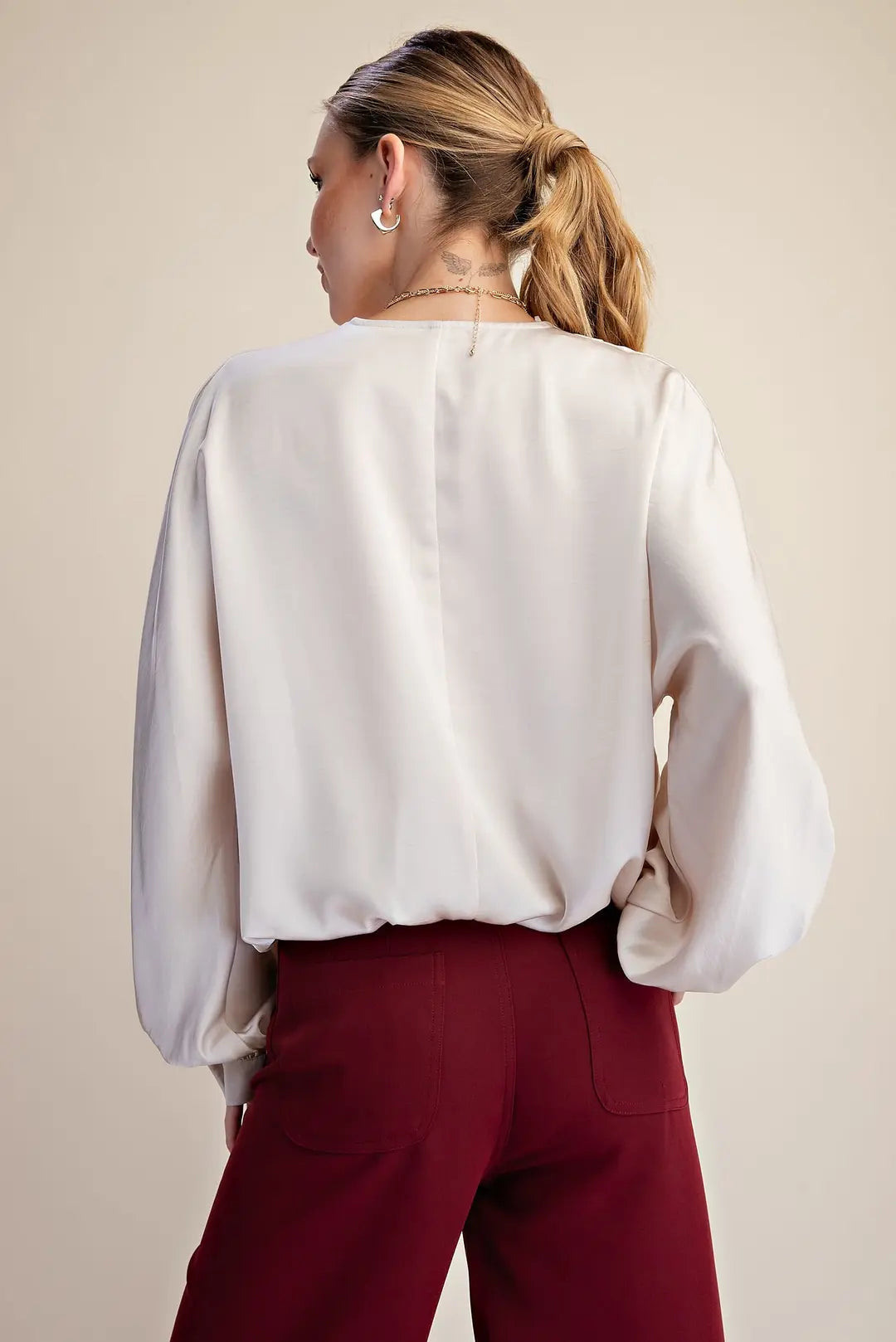 Day To Night Blouse - Cream