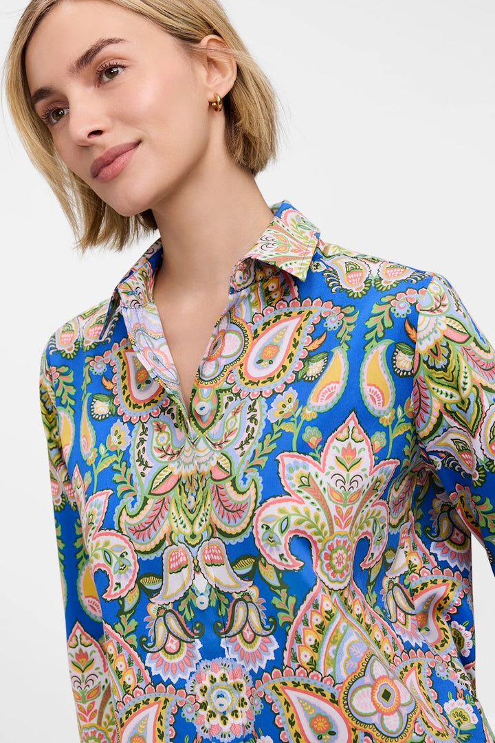 Meghan Shirt - Garden Paisley