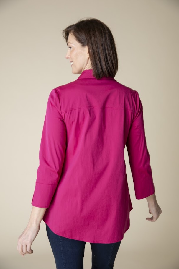 Olivia Shirt - Merlot