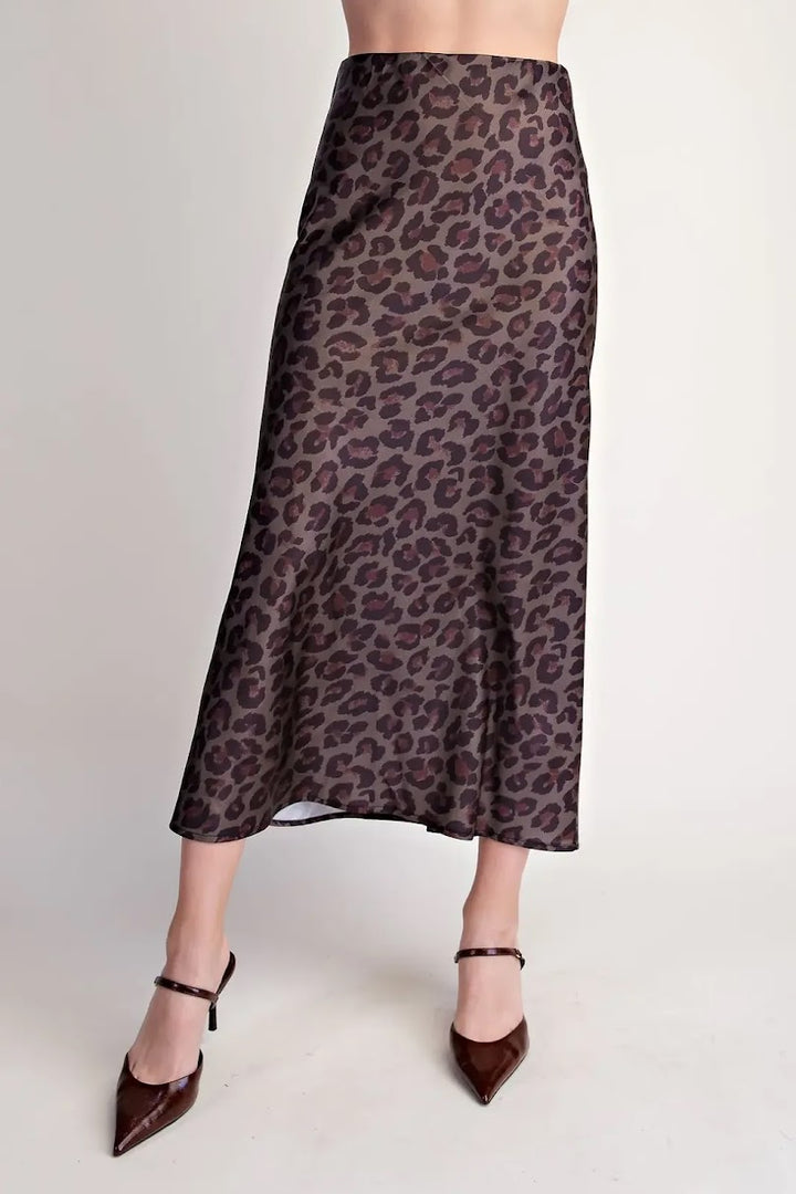 Sassy Midi Skirt - Olive