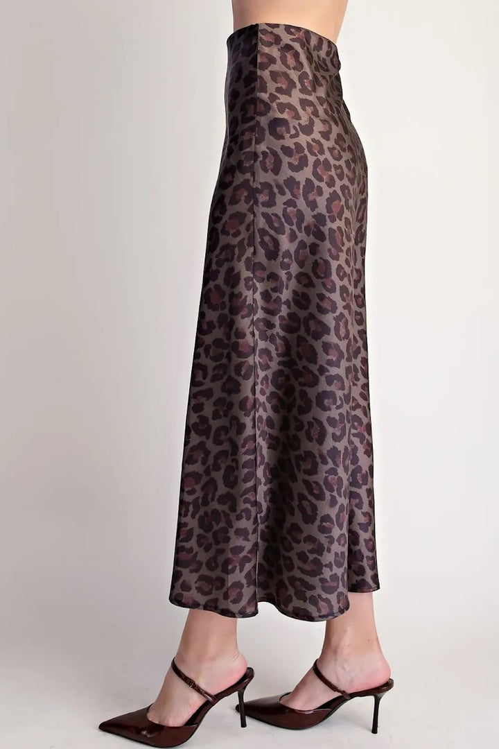 Sassy Midi Skirt - Olive