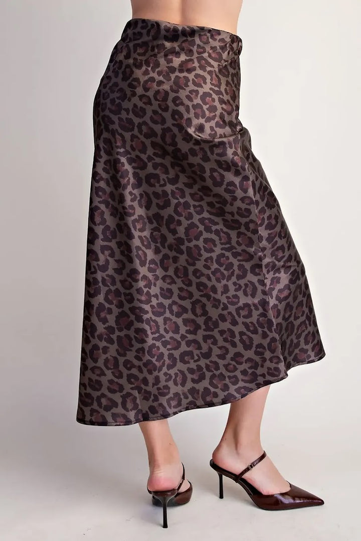 Sassy Midi Skirt - Olive