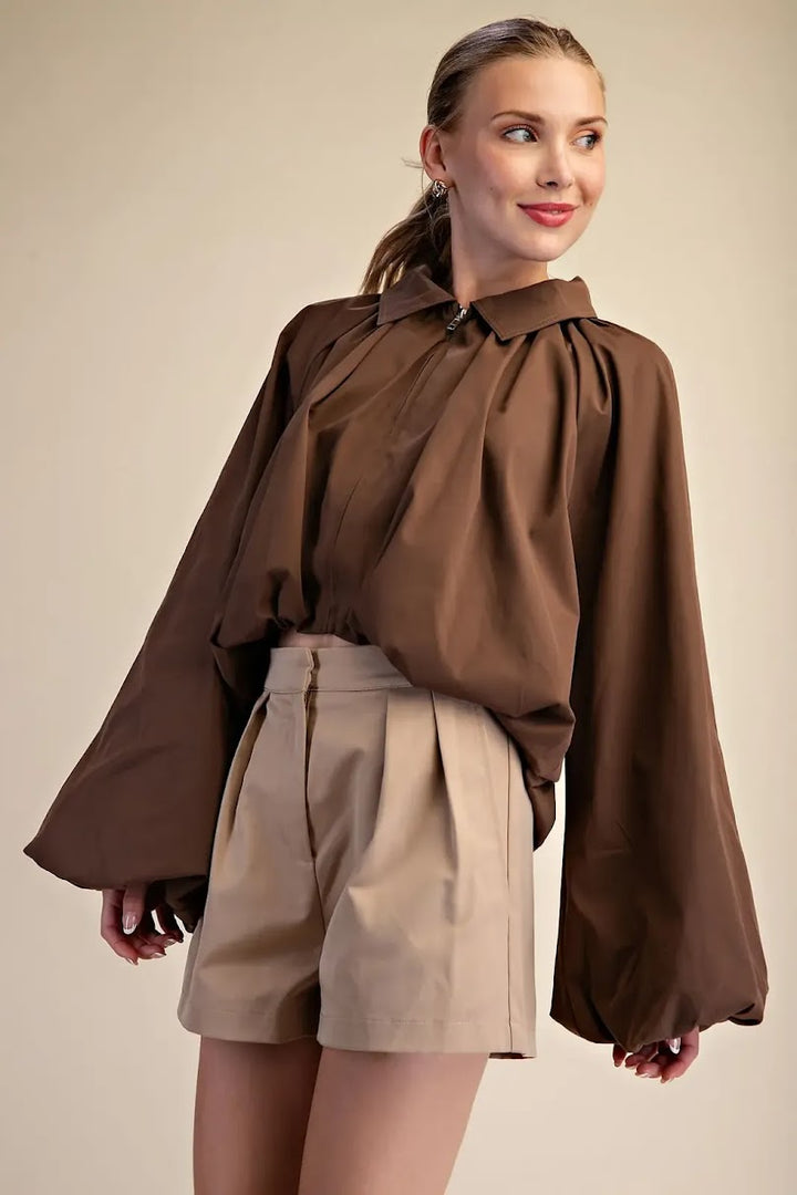 Bomber Jacket - Brown