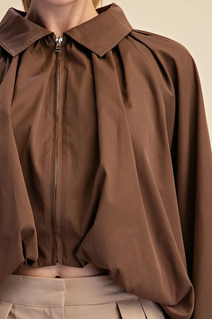 Bomber Jacket - Brown