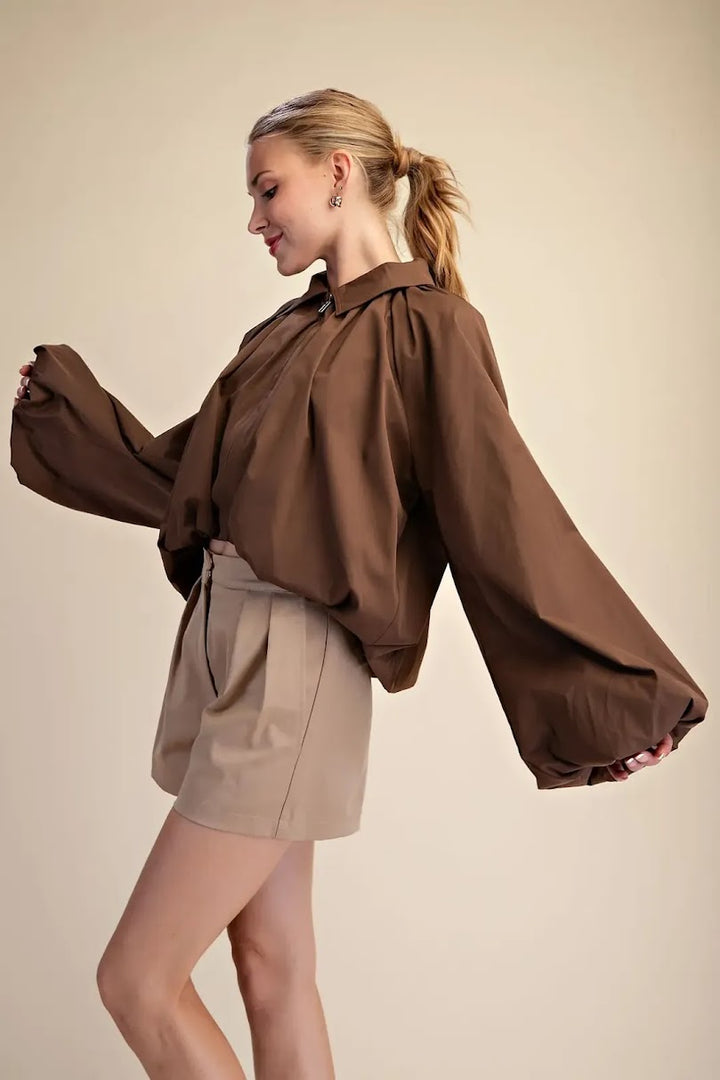 Bomber Jacket - Brown