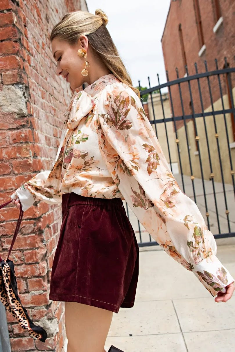 Elegant Top - Peach