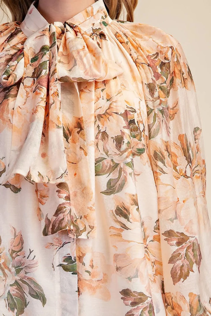 Elegant Top - Peach
