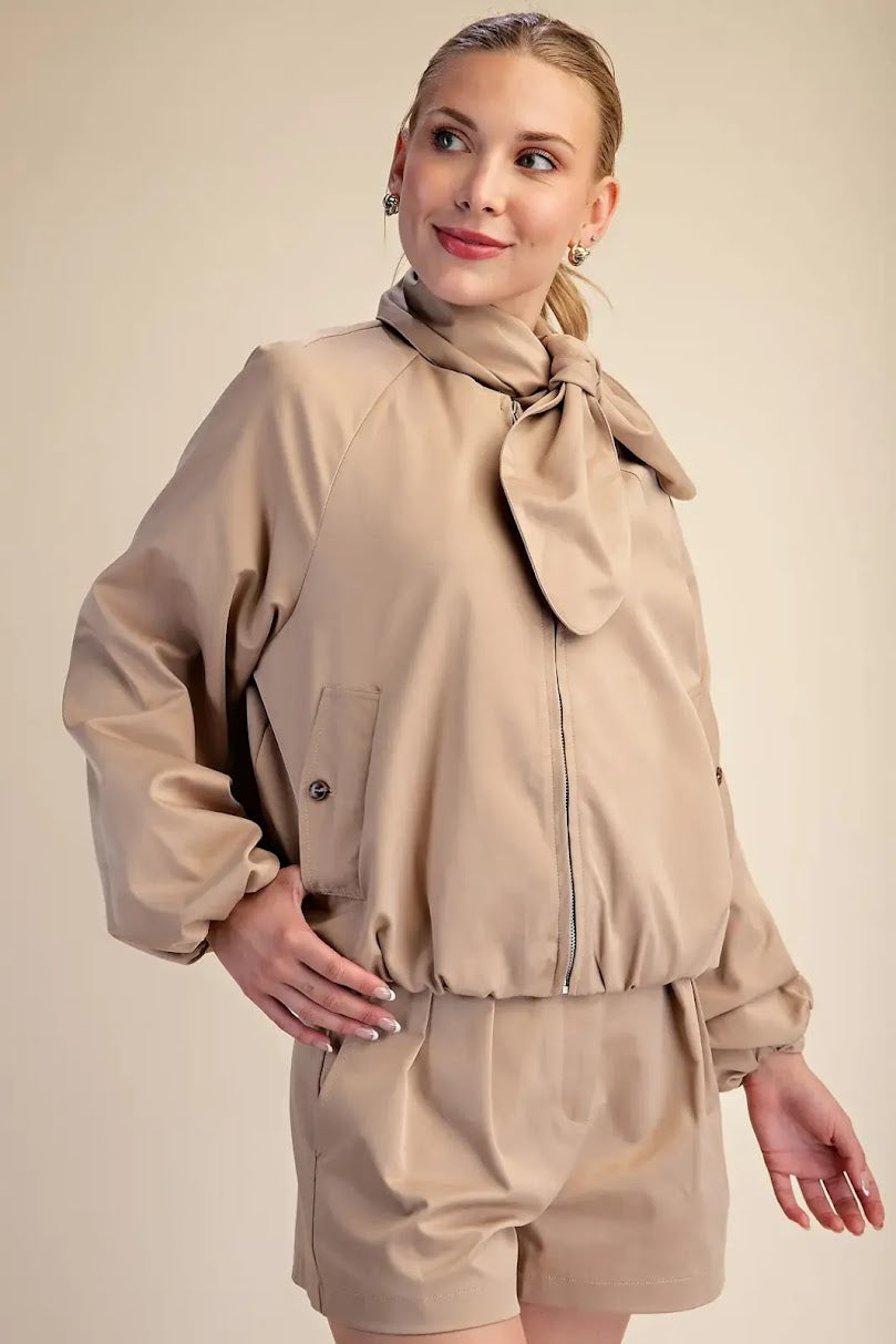 On Trend Jacket- Beige