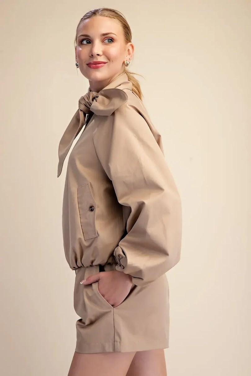 On Trend Jacket- Beige