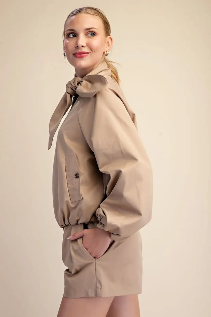 On Trend Jacket- Beige