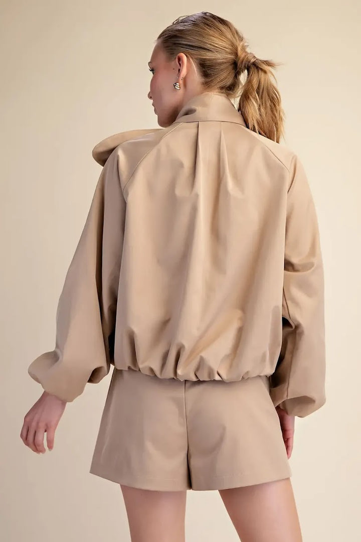 On Trend Jacket- Beige