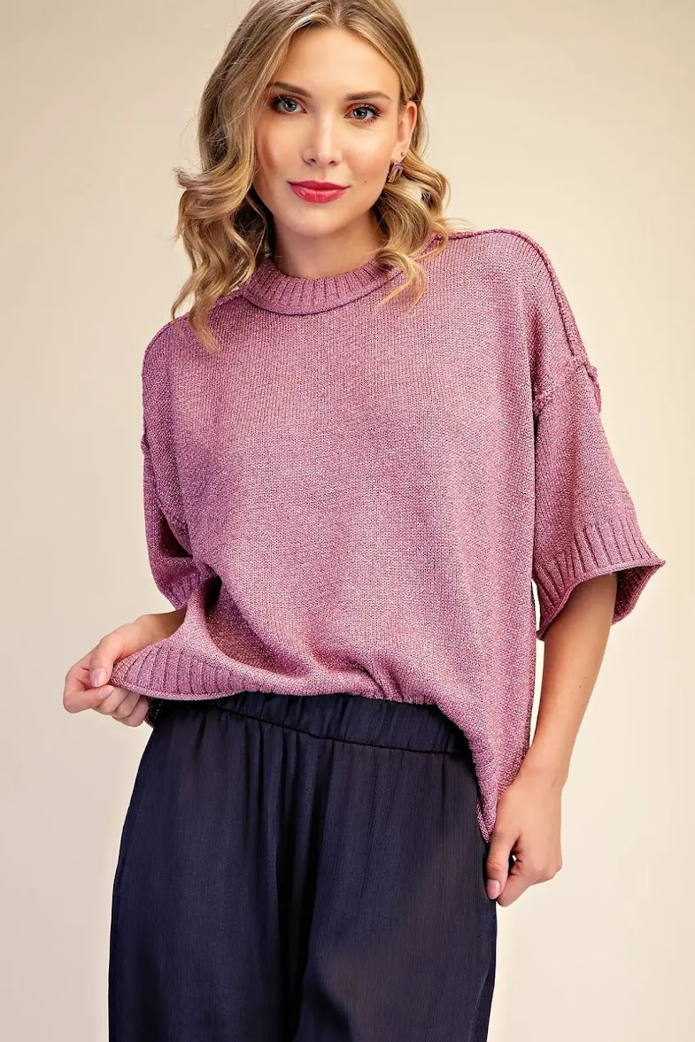 A Little Something Sweater - Pink