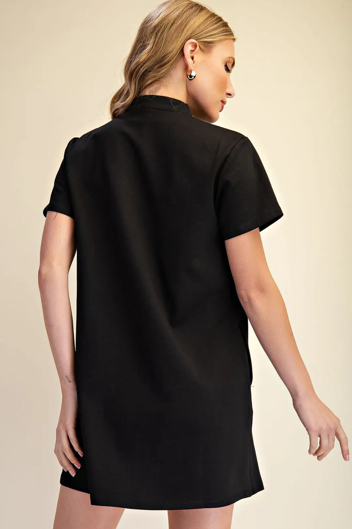 Eustacia Mini Dress - Black