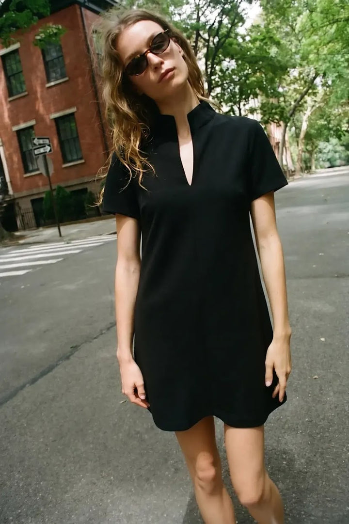 Eustacia Mini Dress - Black