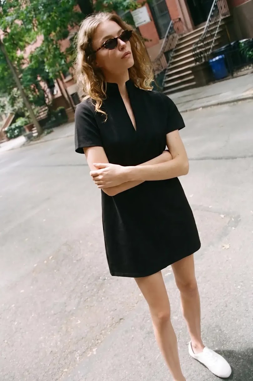 Eustacia Mini Dress - Black