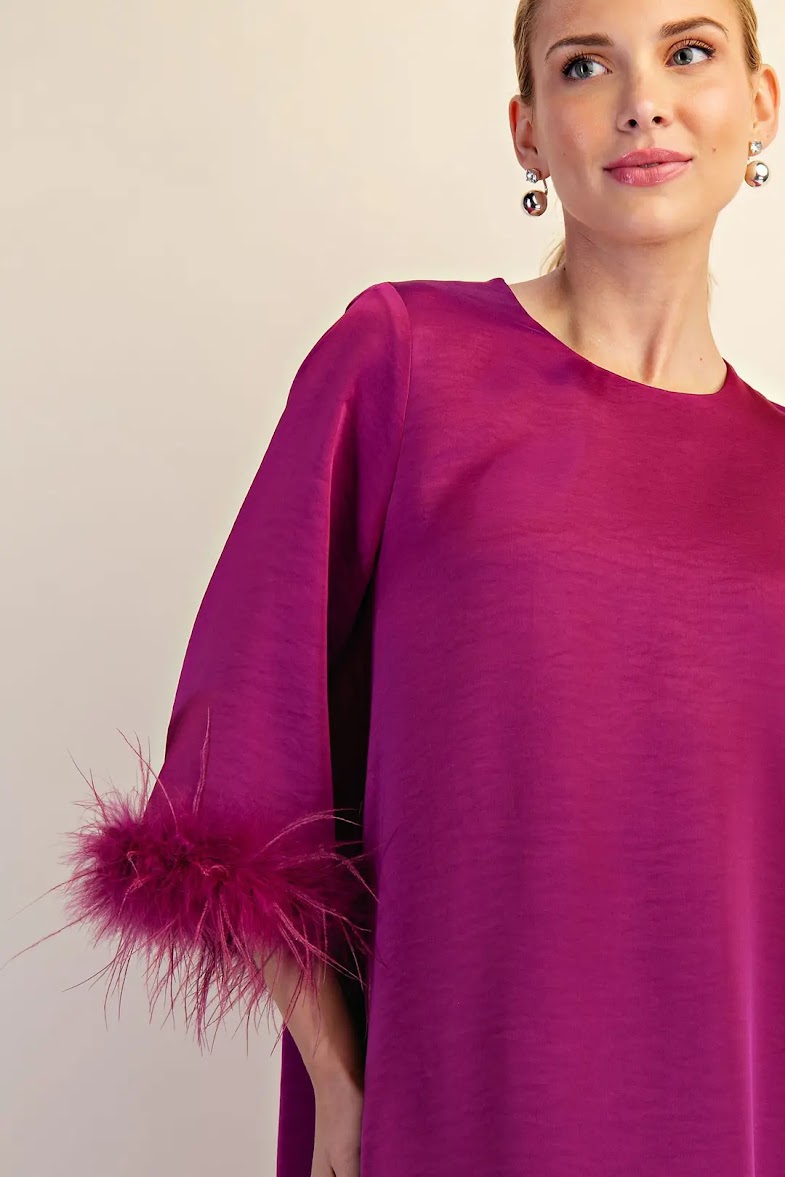 Lovely Evening Dress - Plum