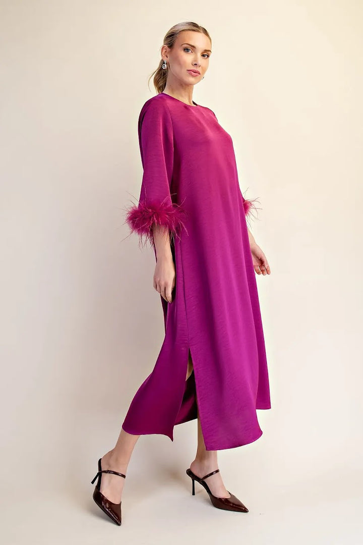 Lovely Evening Dress - Plum
