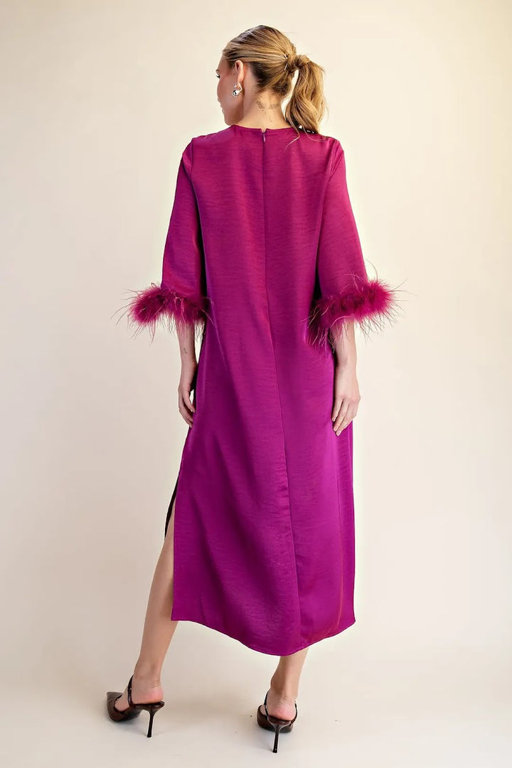 Lovely Evening Dress - Plum