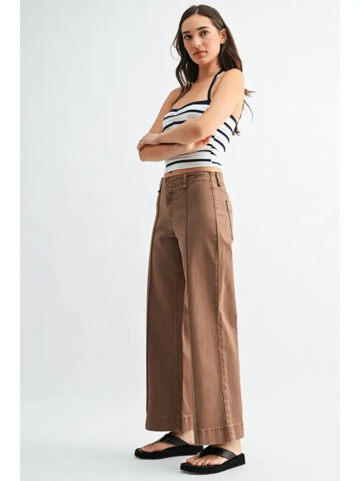 Vivian Trouser Pants - Vintage Brown