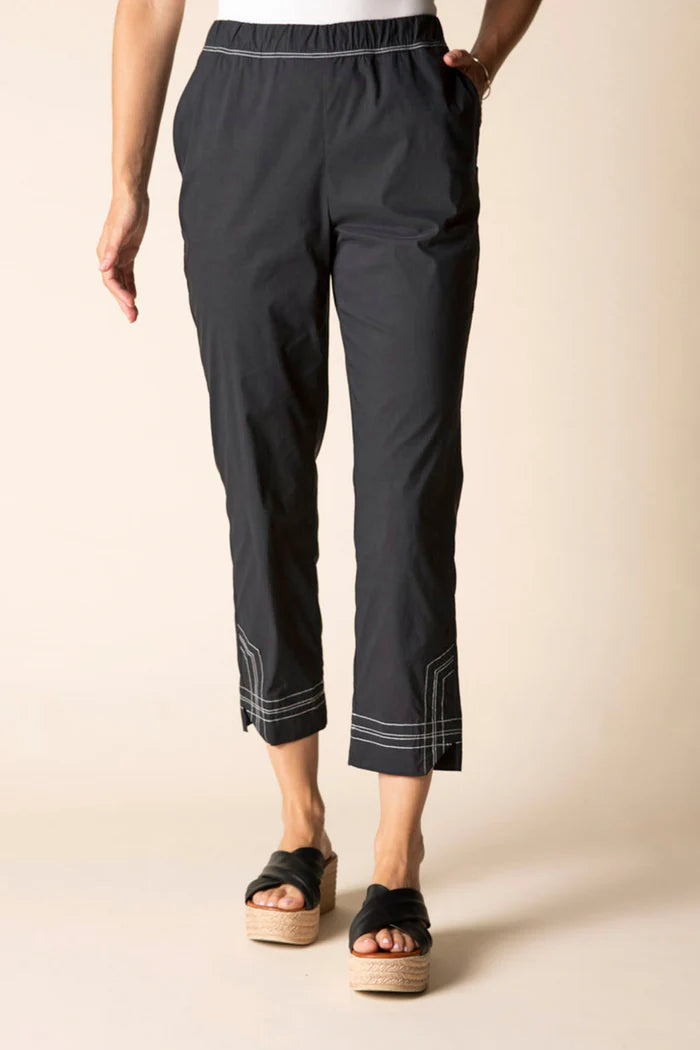 Tech Easy Crop Pant - Black