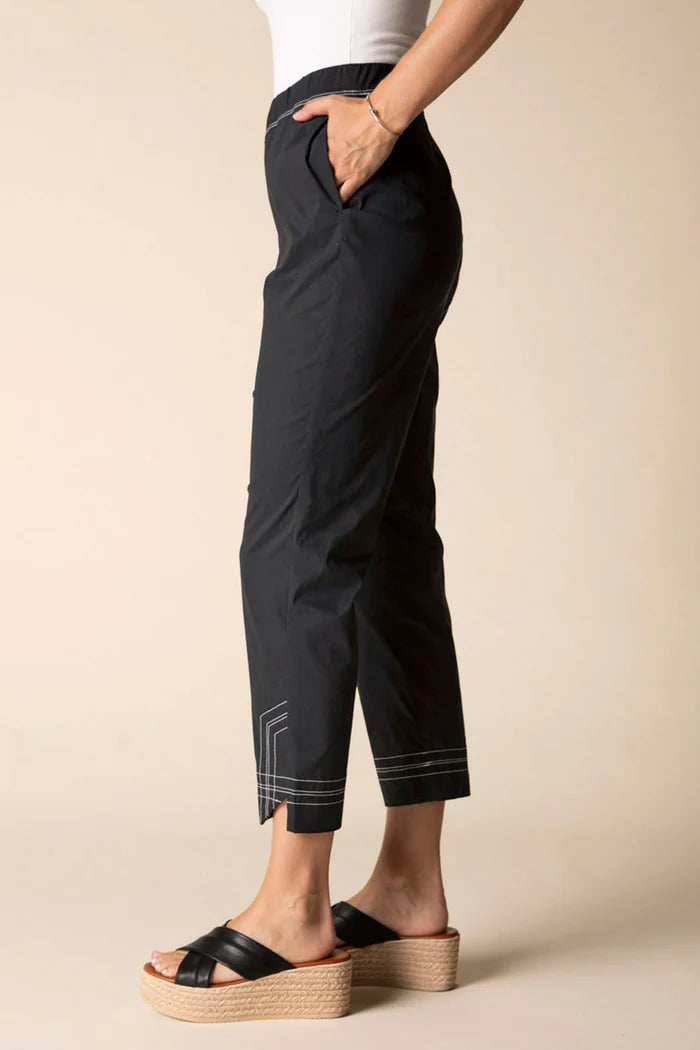 Tech Easy Crop Pant - Black