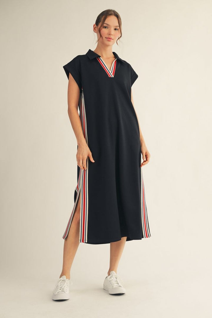 Isla Midi Dress - Black
