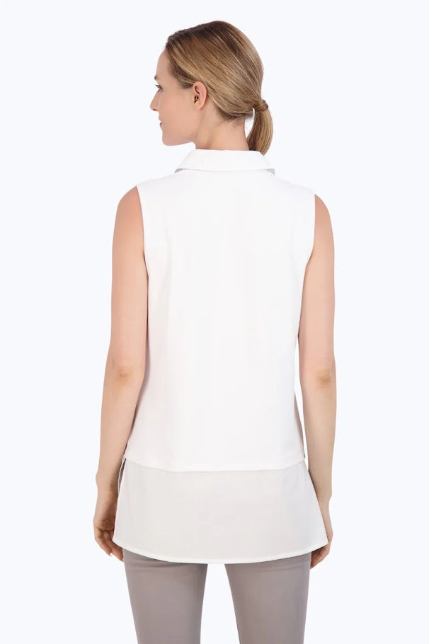 Sasha Layering Tank - White