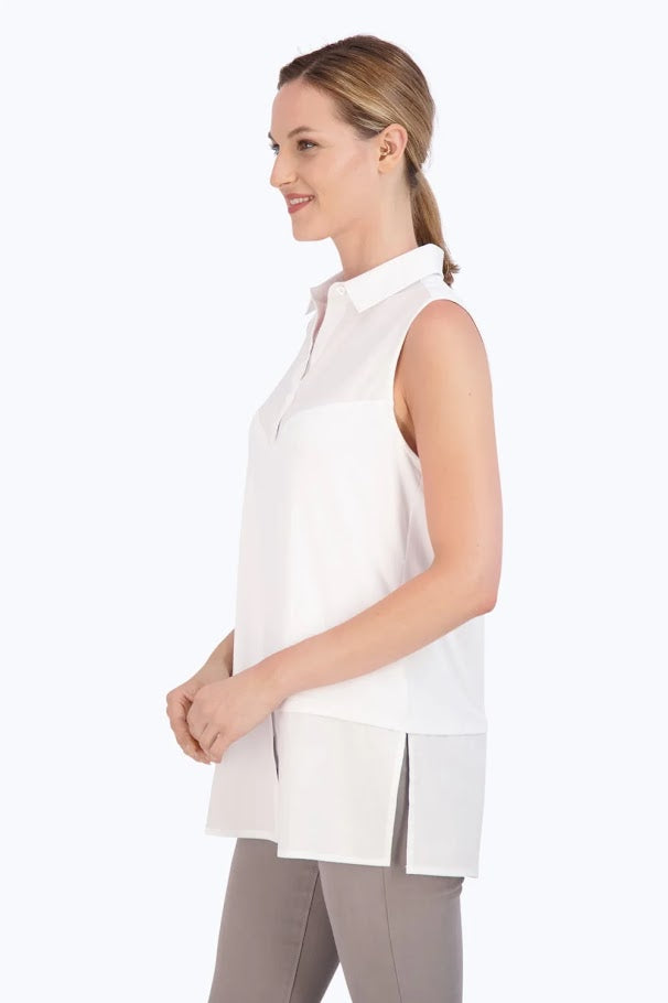 Sasha Layering Tank - White