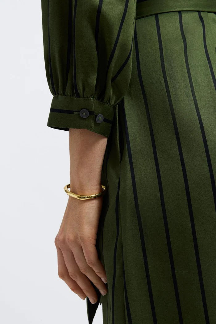 Esther Midi Dress - Basil/Black
